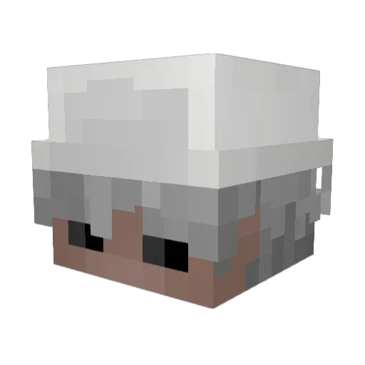 freshypsy Minecraft avatar head, 3D render