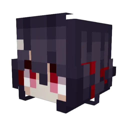 fretkomania Minecraft avatar head, 3D render