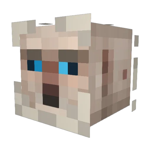 frevexx Minecraft avatar head, 3D render