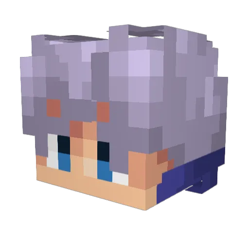 frewbie123 Minecraft avatar head, 3D render