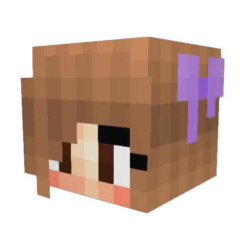 freya8000 Minecraft avatar head, 3D render