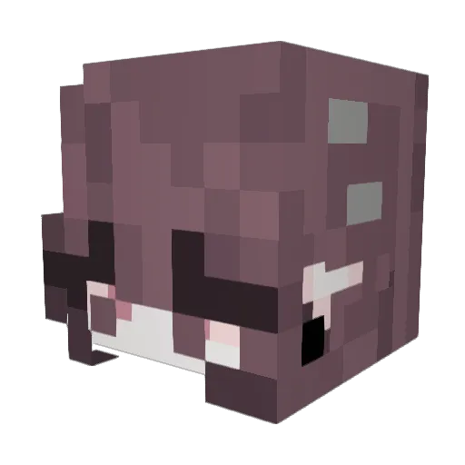 freya_x_ Minecraft avatar head, 3D render