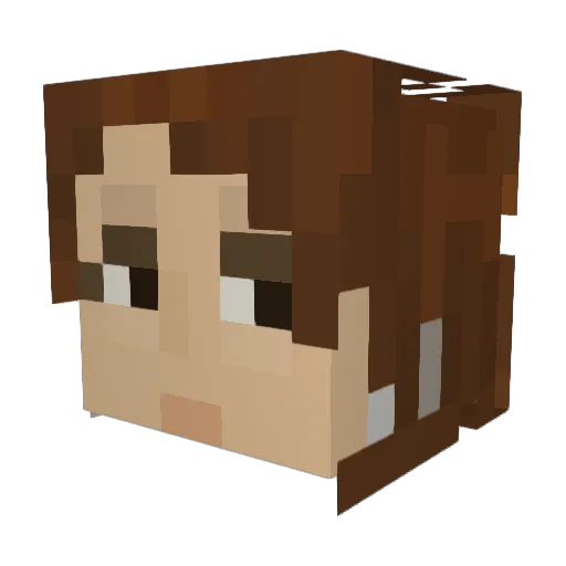 freyja111 Minecraft avatar head, 3D render