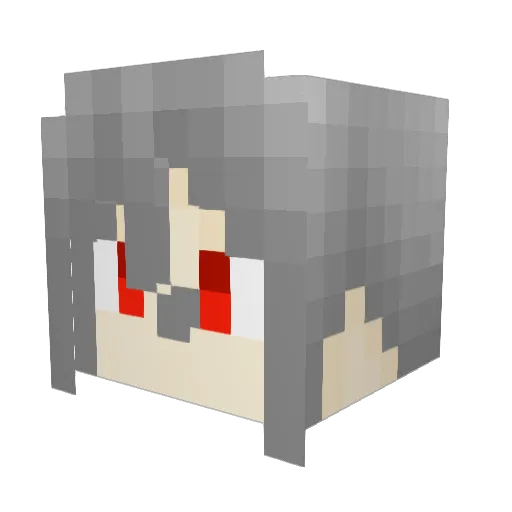 freysai Minecraft avatar head, 3D render