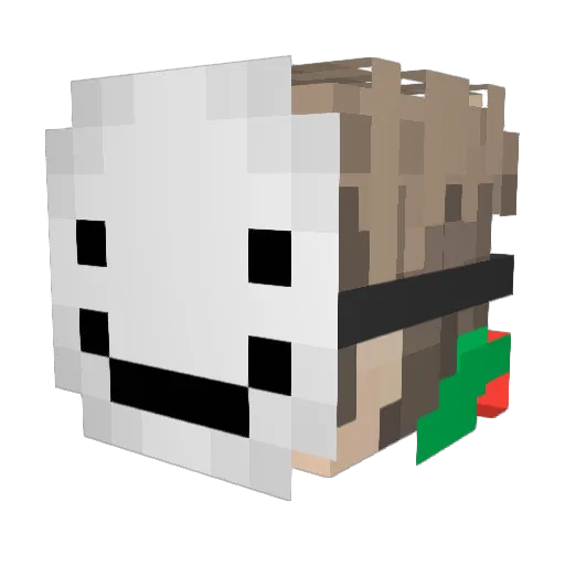 frezalas Minecraft avatar head, 3D render