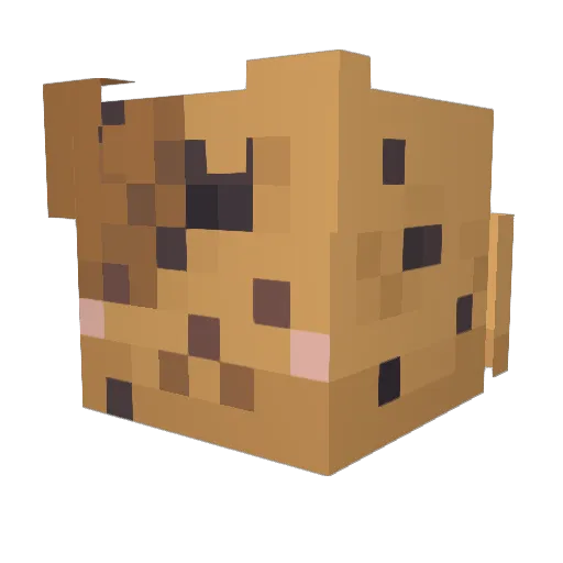 frezzysoda Minecraft avatar head, 3D render