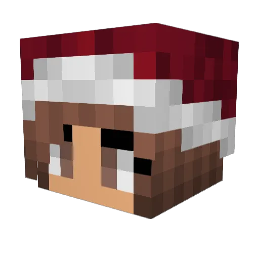 frhlingstnzer Minecraft avatar head, 3D render