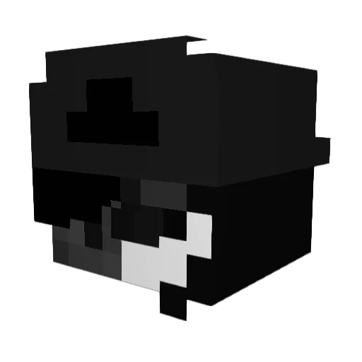 frickobi Minecraft avatar head, 3D render