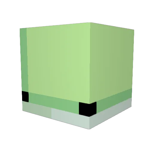 fridgepan Minecraft avatar head, 3D render