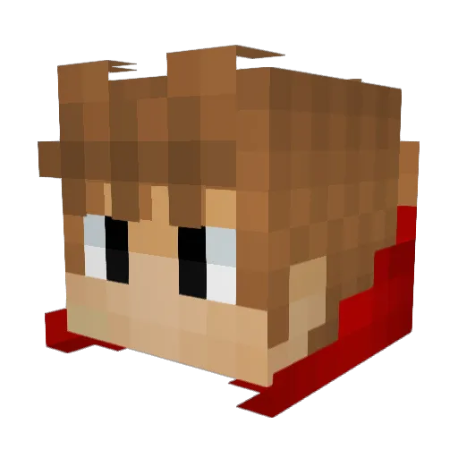 fried7979 Minecraft avatar head, 3D render