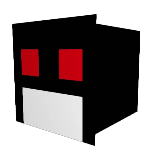fried_cheez Minecraft avatar head, 3D render