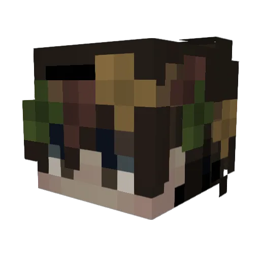 fried_ryc3 Minecraft avatar head, 3D render