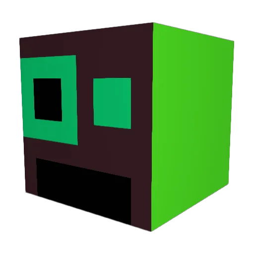 fried_uncle12 Minecraft avatar head, 3D render