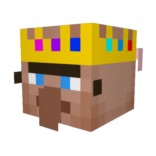 friedbh Minecraft avatar head, 3D render