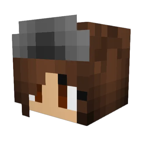 frieditzz Minecraft avatar head, 3D render