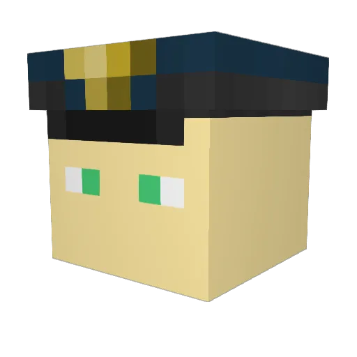 friend9711 Minecraft avatar head, 3D render