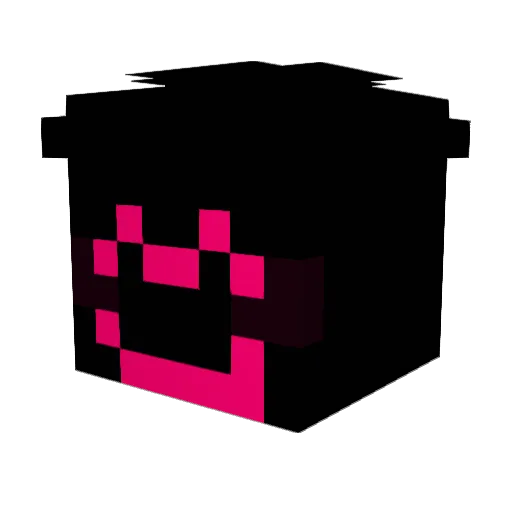 friendiae Minecraft avatar head, 3D render