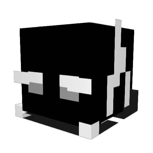friendlydoge Minecraft avatar head, 3D render
