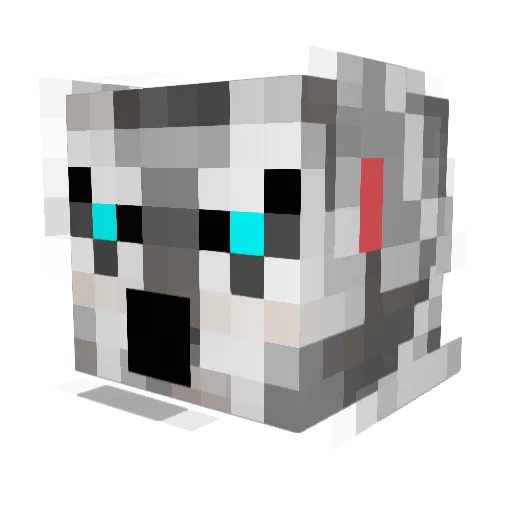 frigger13 Minecraft avatar head, 3D render