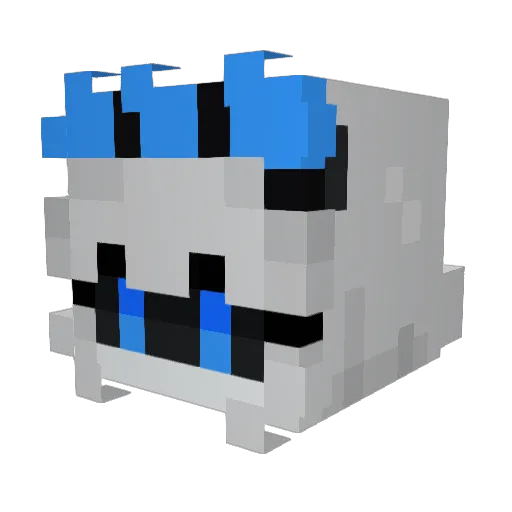 frigid_in_ak Minecraft avatar head, 3D render