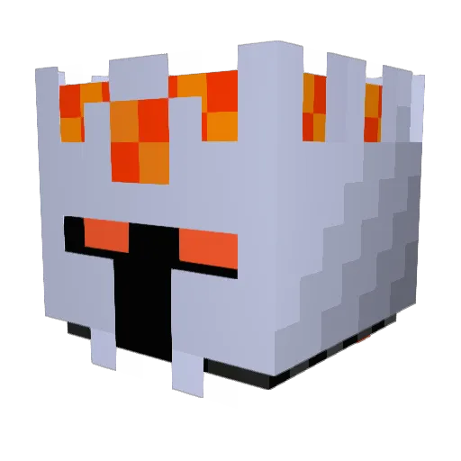 frijoldaddy Minecraft avatar head, 3D render