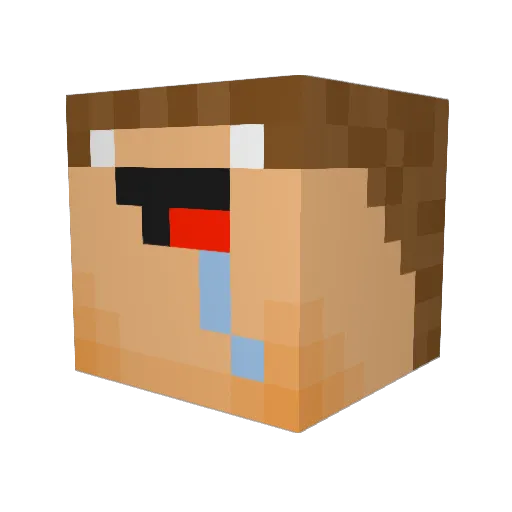 frikke96 Minecraft avatar head, 3D render