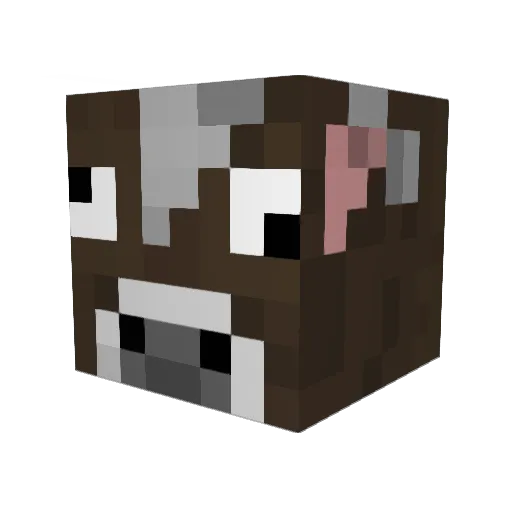 frilled_oculus Minecraft avatar head, 3D render