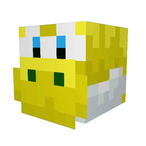 frink456 Minecraft avatar head, 3D render