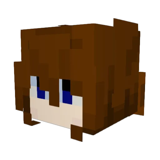 frinsby Minecraft avatar head, 3D render