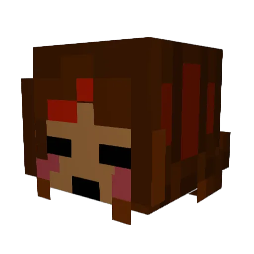friskplayz2001 Minecraft avatar head, 3D render