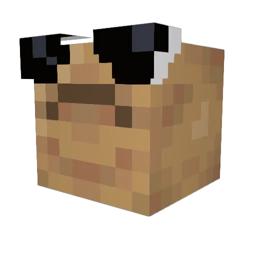 frisky_tizzle Minecraft avatar head, 3D render