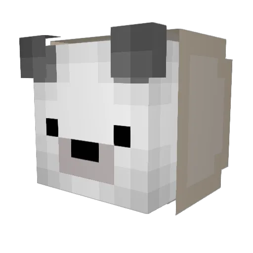 friskyy104 Minecraft avatar head, 3D render