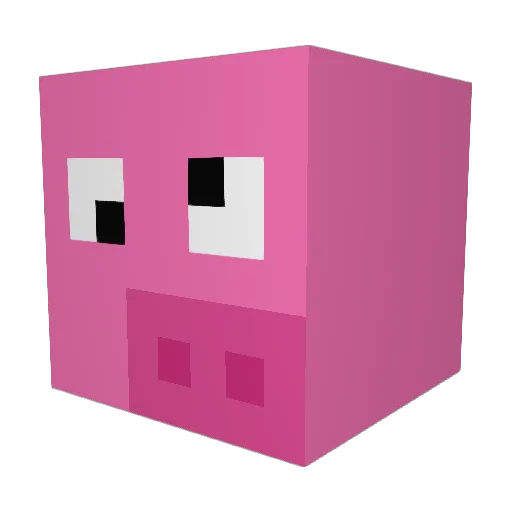 fritz_212 Minecraft avatar head, 3D render