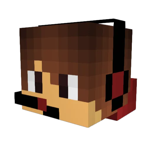 fritzchen00 Minecraft avatar head, 3D render