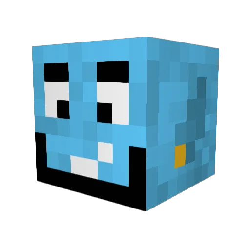 fritzli45 Minecraft avatar head, 3D render