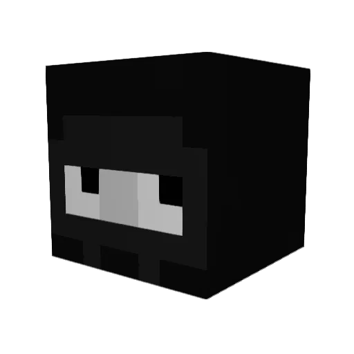 friutt Minecraft avatar head, 3D render