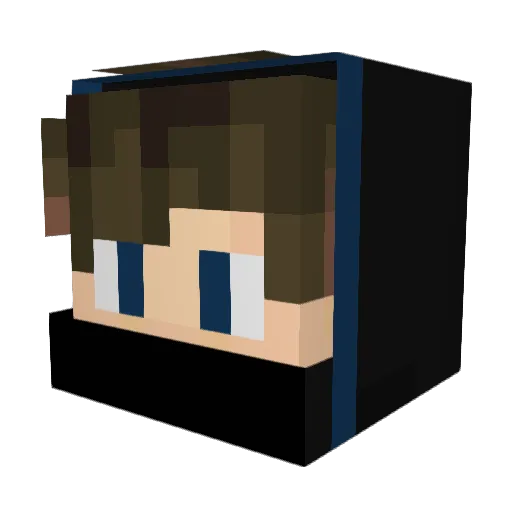 frix444 Minecraft avatar head, 3D render