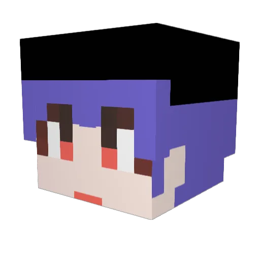 friz000 Minecraft avatar head, 3D render