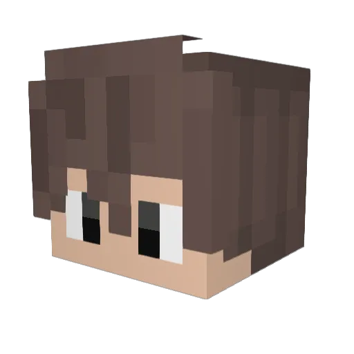 frizefire_HD Minecraft avatar head, 3D render