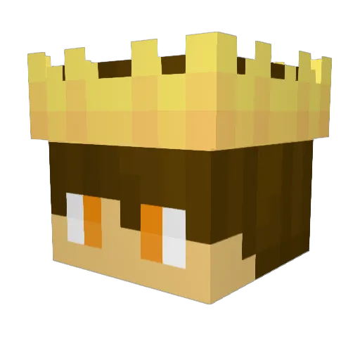 frliam Minecraft avatar head, 3D render