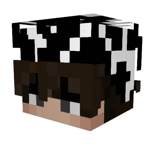 frnico Minecraft avatar head, 3D render