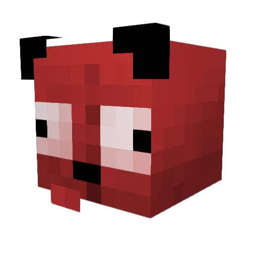 frnkg Minecraft avatar head, 3D render