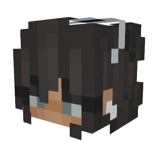 frnnie Minecraft avatar head, 3D render