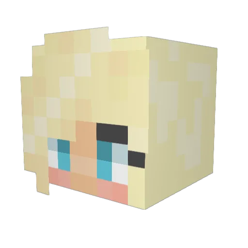 frode95 Minecraft avatar head, 3D render
