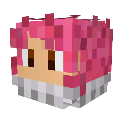 frodidy Minecraft avatar head, 3D render