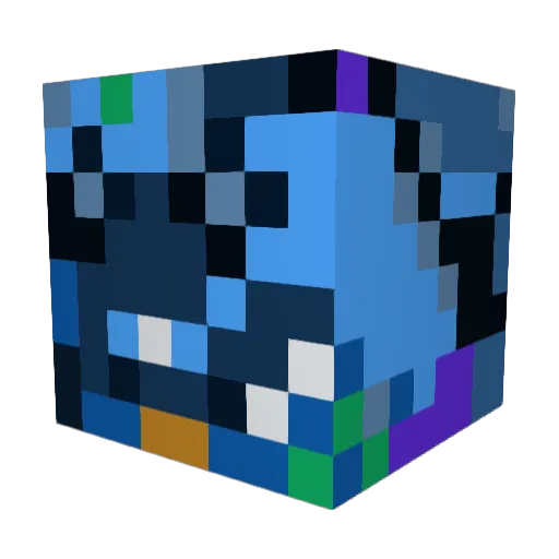 frodogingerbeard Minecraft avatar head, 3D render