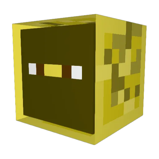 frodoreads Minecraft avatar head, 3D render
