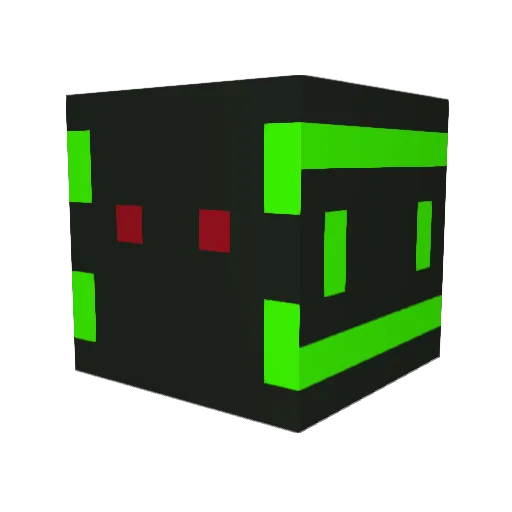 frog2tadpole Minecraft avatar head, 3D render