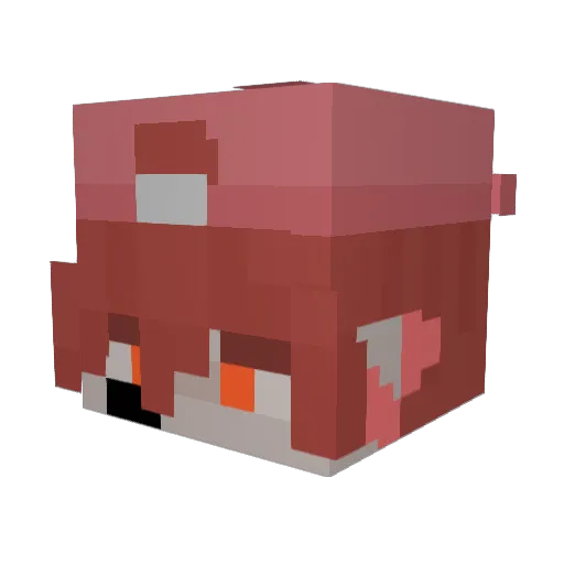 frog480 Minecraft avatar head, 3D render