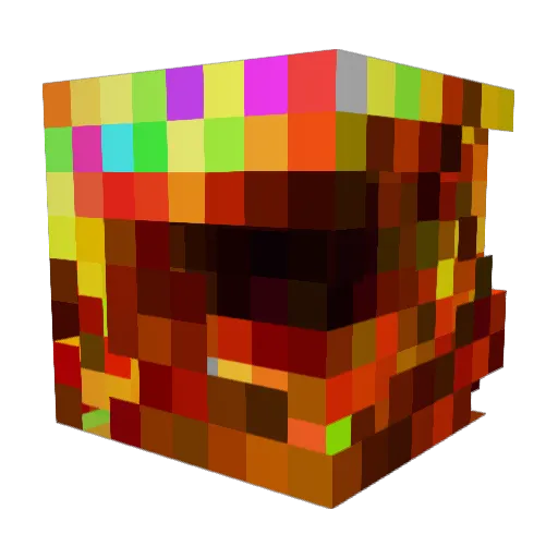 frogeo Minecraft avatar head, 3D render